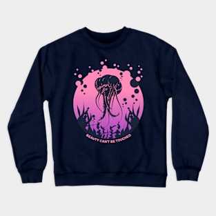 Beauty Can't Be Touched Retro Jellyfish Crewneck Sweatshirt